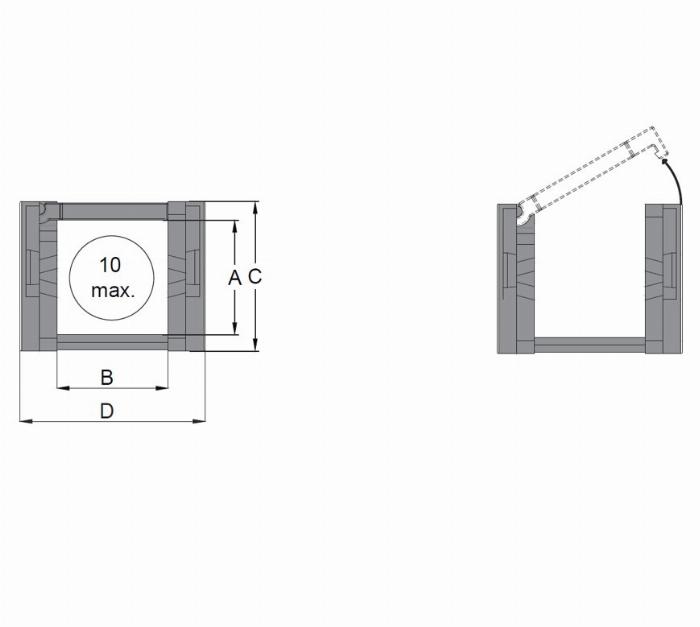 Kabelrups CK 15 breedte 20mm, enkele schakelen